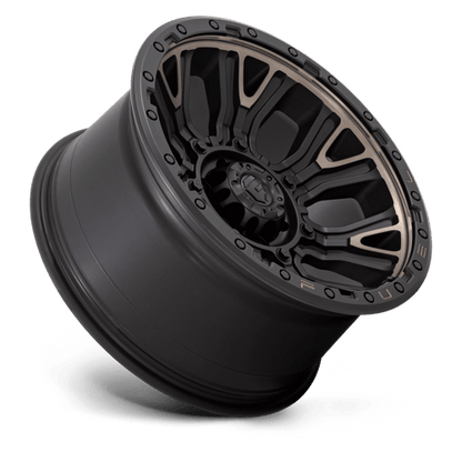Fuel 1PC | D824 TRACTION | 20.0x10.00 | 6X139.7 | -18 | MATTE BLACK W DOUBLE DARK TINT