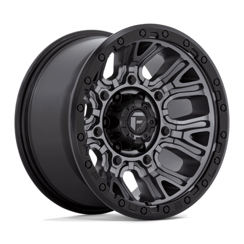 Fuel 1PC | D825 TRACTION | 17.0x9.00 | 5X127 | -12 | MATTE GUNMETAL W/ BLACK RING