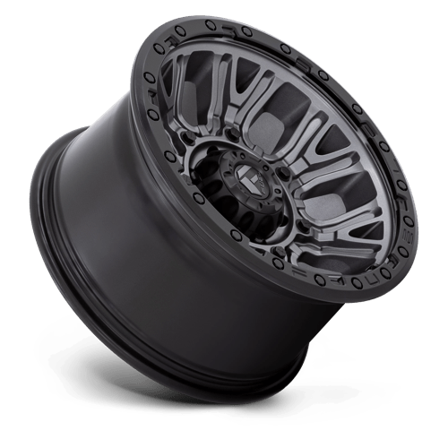 Fuel 1PC | D825 TRACTION | 17.0x9.00 | 5X127 | -12 | MATTE GUNMETAL W/ BLACK RING