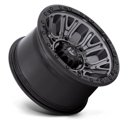 Fuel 1PC | D825 TRACTION | 17.0x9.00 | 5X127 | 1 | MATTE GUNMETAL W/ BLACK RING