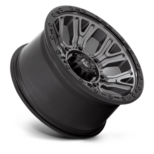 Fuel 1PC | D825 TRACTION | 20.0x10.00 | 6X139.7 | -18 | MATTE GUNMETAL W/ BLACK RING