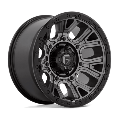 Fuel 1PC | D825 TRACTION | 20.0x10.00 | 8X170 | -18 | MATTE GUNMETAL W/ BLACK RING