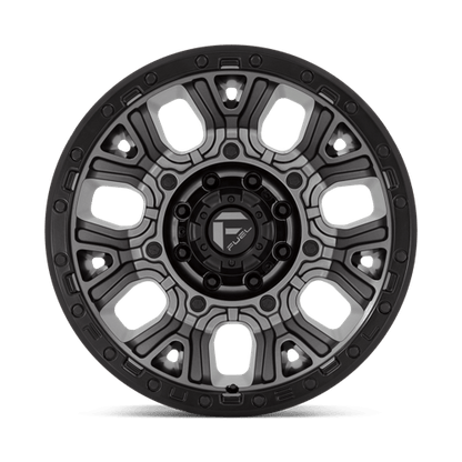 Fuel 1PC | D825 TRACTION | 20.0x10.00 | 8X170 | -18 | MATTE GUNMETAL W/ BLACK RING