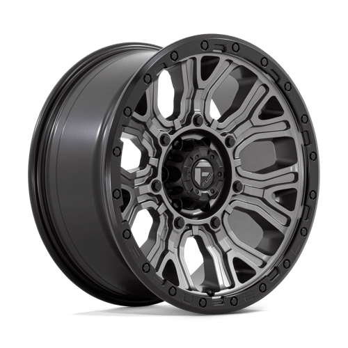 Fuel 1PC | D825 TRACTION | 20.0x9.00 | 6X139.7 | 1 | MATTE GUNMETAL W/ BLACK RING