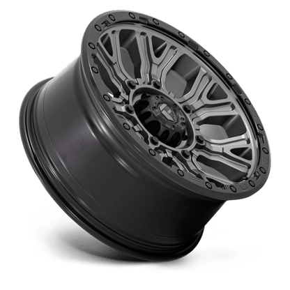 Fuel 1PC | D825 TRACTION | 20.0x9.00 | 6X139.7 | 1 | MATTE GUNMETAL W/ BLACK RING