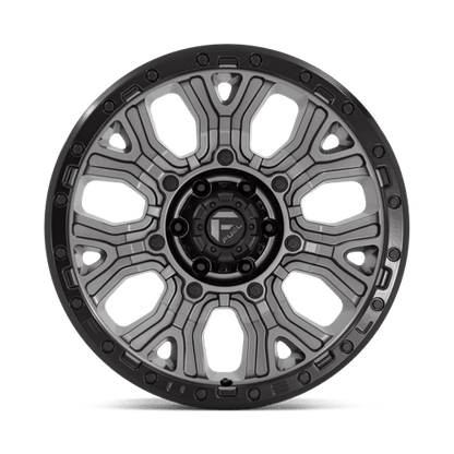 Fuel 1PC | D825 TRACTION | 20.0x9.00 | 6X139.7 | 1 | MATTE GUNMETAL W/ BLACK RING