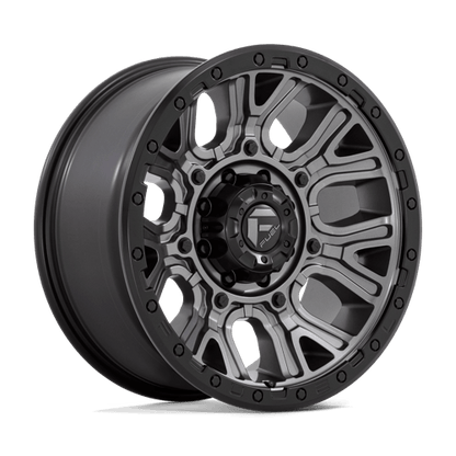 Fuel 1PC | D825 TRACTION | 20.0x9.00 | 8X180 | 1 | MATTE GUNMETAL W/ BLACK RING