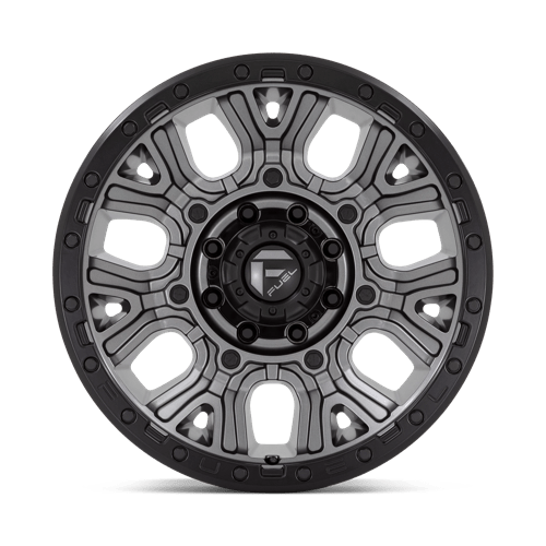 Fuel 1PC | D825 TRACTION | 20.0x9.00 | 8X180 | 1 | MATTE GUNMETAL W/ BLACK RING