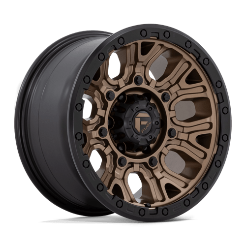 Fuel 1PC | D826 TRACTION | 17.0x9.00 | 6X139.7 | 1 | MATTE BRONZE W/ BLACK RING
