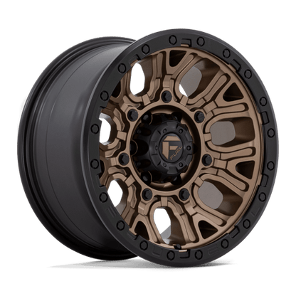 Fuel 1PC | D826 TRACTION | 17.0x9.00 | 6X139.7 | 1 | MATTE BRONZE W/ BLACK RING