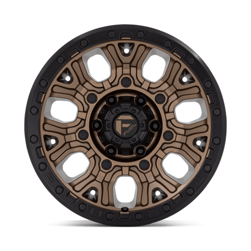 Fuel 1PC | D826 TRACTION | 17.0x9.00 | 6X139.7 | 1 | MATTE BRONZE W/ BLACK RING