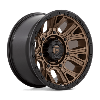 Fuel 1PC | D826 TRACTION | 20.0x10.00 | 8X165.1 | -18 | MATTE BRONZE W/ BLACK RING