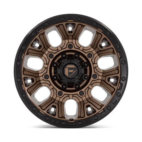 Fuel 1PC | D826 TRACTION | 20.0x10.00 | 8X180 | -18 | MATTE BRONZE W/ BLACK RING