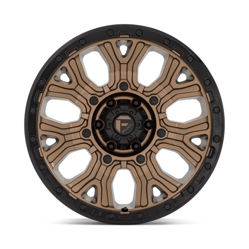 Fuel 1PC | D826 TRACTION | 20.0x9.00 | 6X139.7 | 1 | MATTE BRONZE W/ BLACK RING