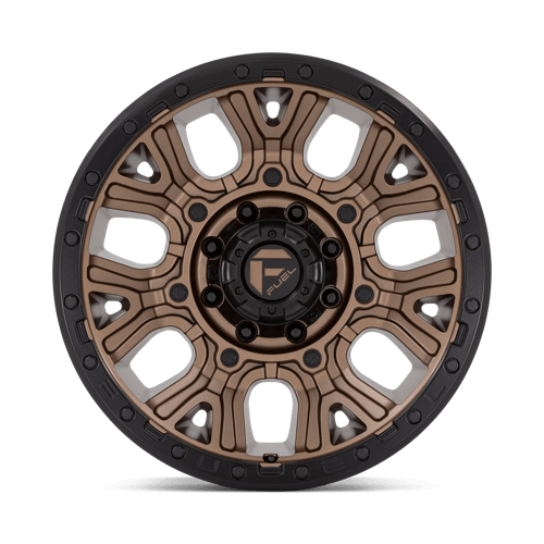 Fuel 1PC | D826 TRACTION | 20.0x9.00 | 8X165.1 | 1 | MATTE BRONZE W/ BLACK RING
