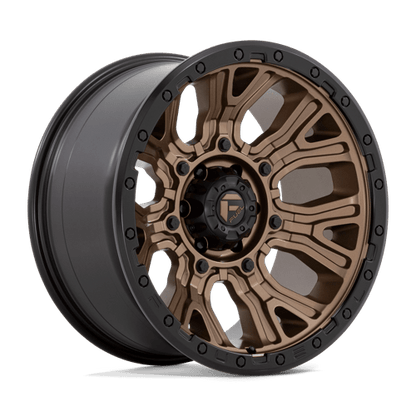 Fuel 1PC | D826 TRACTION | 20.0x10.00 | 6X139.7 | -18 | MATTE BRONZE W/ BLACK RING
