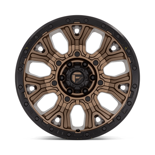 Fuel 1PC | D826 TRACTION | 20.0x10.00 | 6X139.7 | -18 | MATTE BRONZE W/ BLACK RING