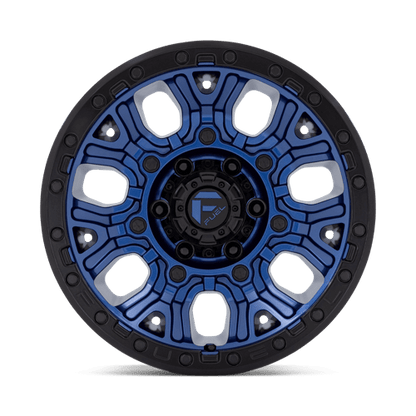 Fuel 1PC | D827 TRACTION | 17.0x9.00 | 6X139.7 | 1 | DARK BLUE W/ BLACK RING