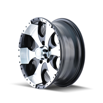 ION 136 GLOSS BLACK MACHINED | 14x6 | 5-114.3 | mm | 136-4665BX