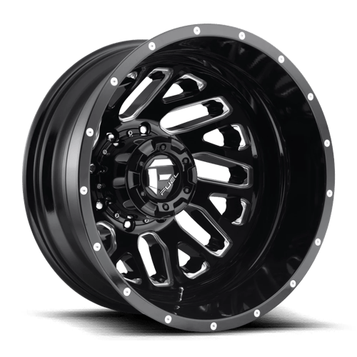 Fuel 1PC | D581 TRITON | 20.0x8.25 | 8X210 | -221 | GLOSS BLACK MILLED