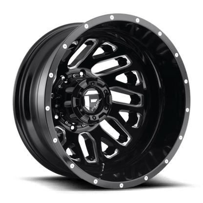 Fuel 1PC | D581 TRITON | 22.0x8.25 | 8X200 | -201 | GLOSS BLACK MILLED