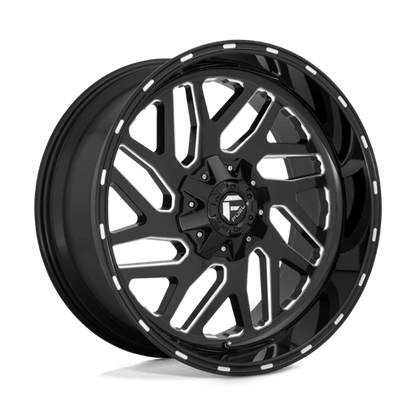 Fuel 1PC | D581 TRITON | 22.0x10.00 | 6X135/6X139.7 | -19 | GLOSS BLACK MILLED