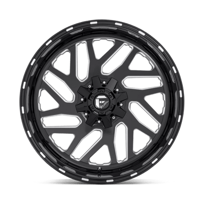 Fuel 1PC | D581 TRITON | 22.0x10.00 | 6X135/6X139.7 | -19 | GLOSS BLACK MILLED