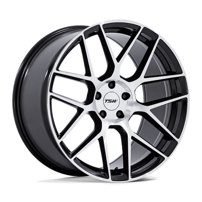 TSW | TW002 LASARTHE | 17.0x8.00 | 5X112 | 35 | GLOSS BLACK MACHINED