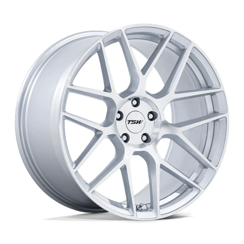 TSW | TW002 LASARTHE | 22.0x9.00 | 5X115 | 15 | GLOSS SILVER MACHINED