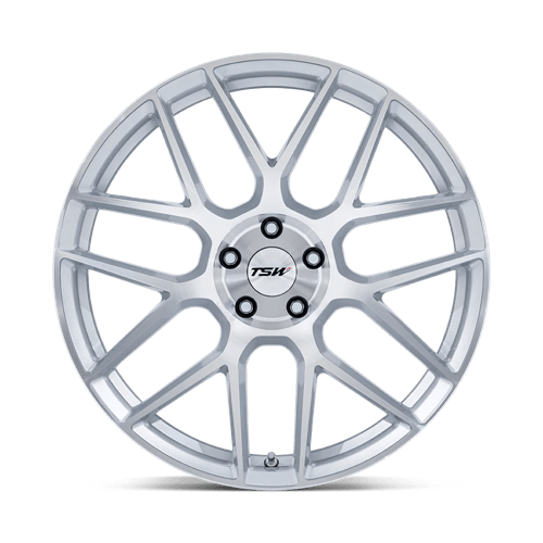 TSW | TW002 LASARTHE | 18.0x9.50 | 5X112 | 22 | GLOSS SILVER MACHINED