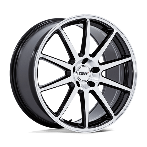 TSW | TW004 CANARD | 19.0x10.50 | 5X112 | 35 | GLOSS BLACK W/ MACHINED FACE
