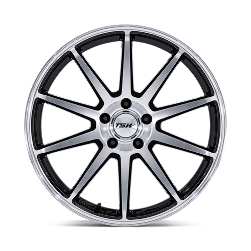 TSW | TW004 CANARD | 20.0x9.00 | 5X112 | 20 | GLOSS BLACK W/ MACHINED FACE