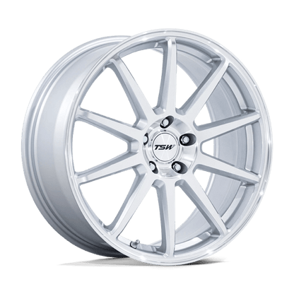TSW | TW004 CANARD | 19.0x8.50 | 5X120 | 25 | GLOSS SILVER W/ MACHINED FACE