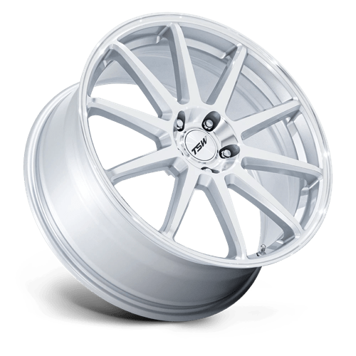 TSW | TW004 CANARD | 19.0x10.50 | 5X120 | 35 | GLOSS SILVER W/ MACHINED FACE