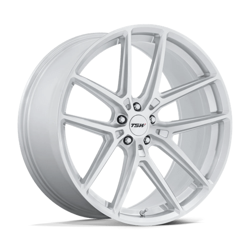 TSW | TW006 IMOLA | 19.0x10.50 | 5X114.3 | 43 | GLOSS SILVER W/ MACHINED FACE