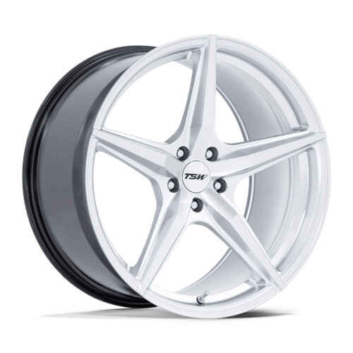 TSW | TW007 ESPRIT | 18.0x9.00 | 5X112 | 45 | HYPER SILVER W/ MACHINED FACE