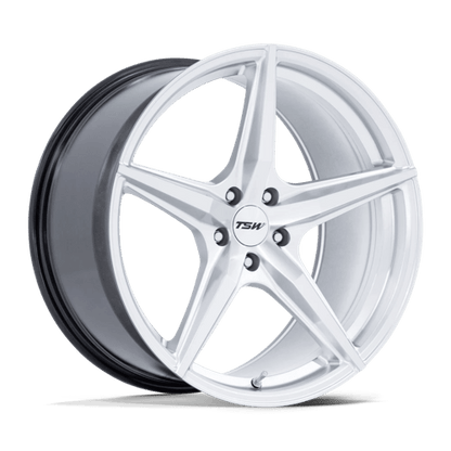 TSW | TW007 ESPRIT | 18.0x9.00 | 5X112 | 45 | HYPER SILVER W/ MACHINED FACE