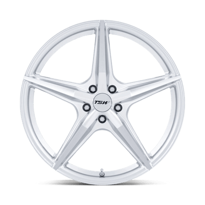 TSW | TW007 ESPRIT | 18.0x9.50 | 5X114.3 | 25 | HYPER SILVER W/ MACHINED FACE