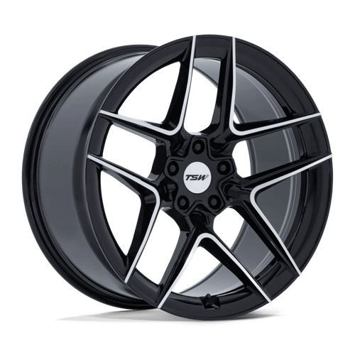 TSW | TW008 SLIPSTREAM | 19.0x9.50 | 5X114.3 | 40 | GLOSS BLACK W/ MACHINED FACE