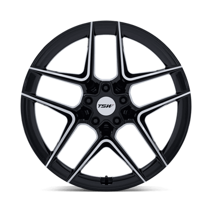 TSW | TW008 SLIPSTREAM | 19.0x10.50 | 5X120 | 35 | GLOSS BLACK W/ MACHINED FACE