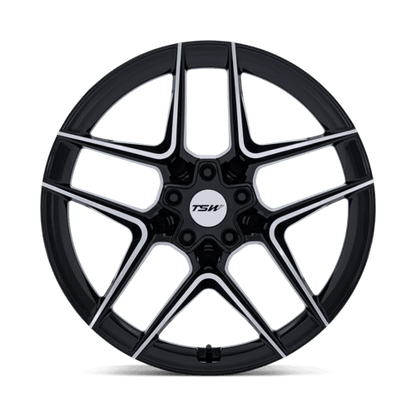 TSW | TW008 SLIPSTREAM | 20.0x9.00 | 5X112 | 20 | GLOSS BLACK W/ MACHINED FACE