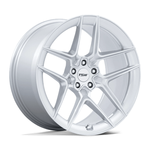 TSW | TW008 SLIPSTREAM | 19.0x9.50 | 5X112 | 40 | GLOSS SILVER W/ MACHINED FACE