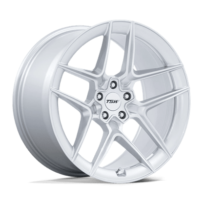 TSW | TW008 SLIPSTREAM | 19.0x9.50 | 5X114.3 | 40 | GLOSS SILVER W/ MACHINED FACE