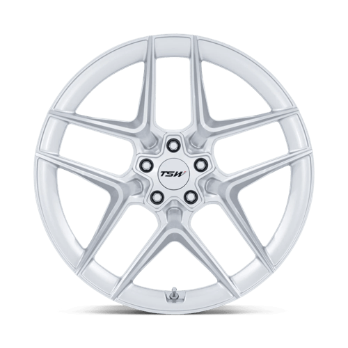 TSW | TW008 SLIPSTREAM | 19.0x8.50 | 5X112 | 35 | GLOSS SILVER W/ MACHINED FACE