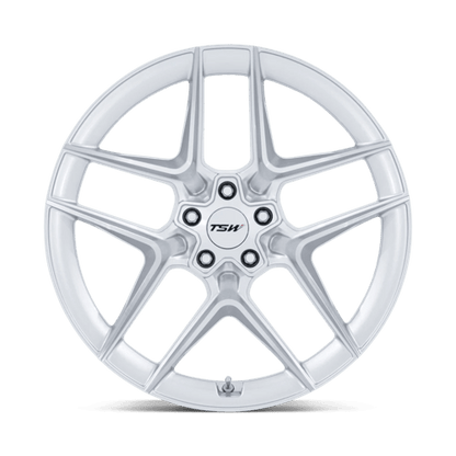 TSW | TW008 SLIPSTREAM | 19.0x10.50 | 5X120 | 35 | GLOSS SILVER W/ MACHINED FACE