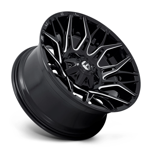 Fuel 1PC | D769 TWITCH | 20.0x10.00 | 6X135/6X139.7 | -18 | GLOSSY BLACK MILLED