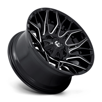 Fuel 1PC | D769 TWITCH | 20.0x10.00 | 6X135/6X139.7 | -18 | GLOSSY BLACK MILLED