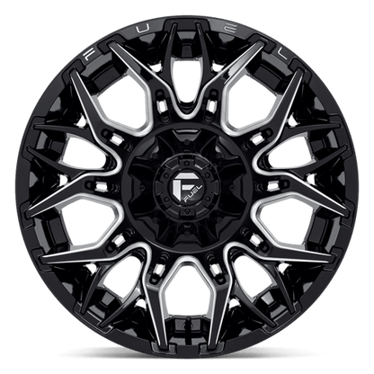 Fuel 1PC | D769 TWITCH | 20.0x10.00 | 6X135/6X139.7 | -18 | GLOSSY BLACK MILLED