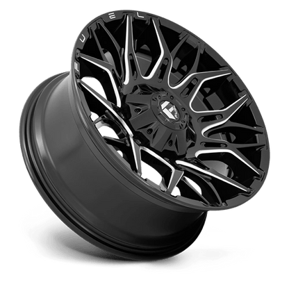Fuel 1PC | D769 TWITCH | 20.0x9.00 | 6X114.3/6X139.7 | 1 | GLOSSY BLACK MILLED
