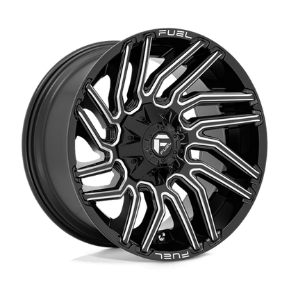 Fuel 1PC | D773 TYPHOON | 20.0x10.00 | 6X135/6X139.7 | -18 | GLOSS BLACK MILLED